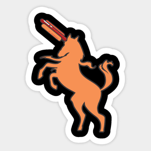 Hot Dog Unicorn Sticker